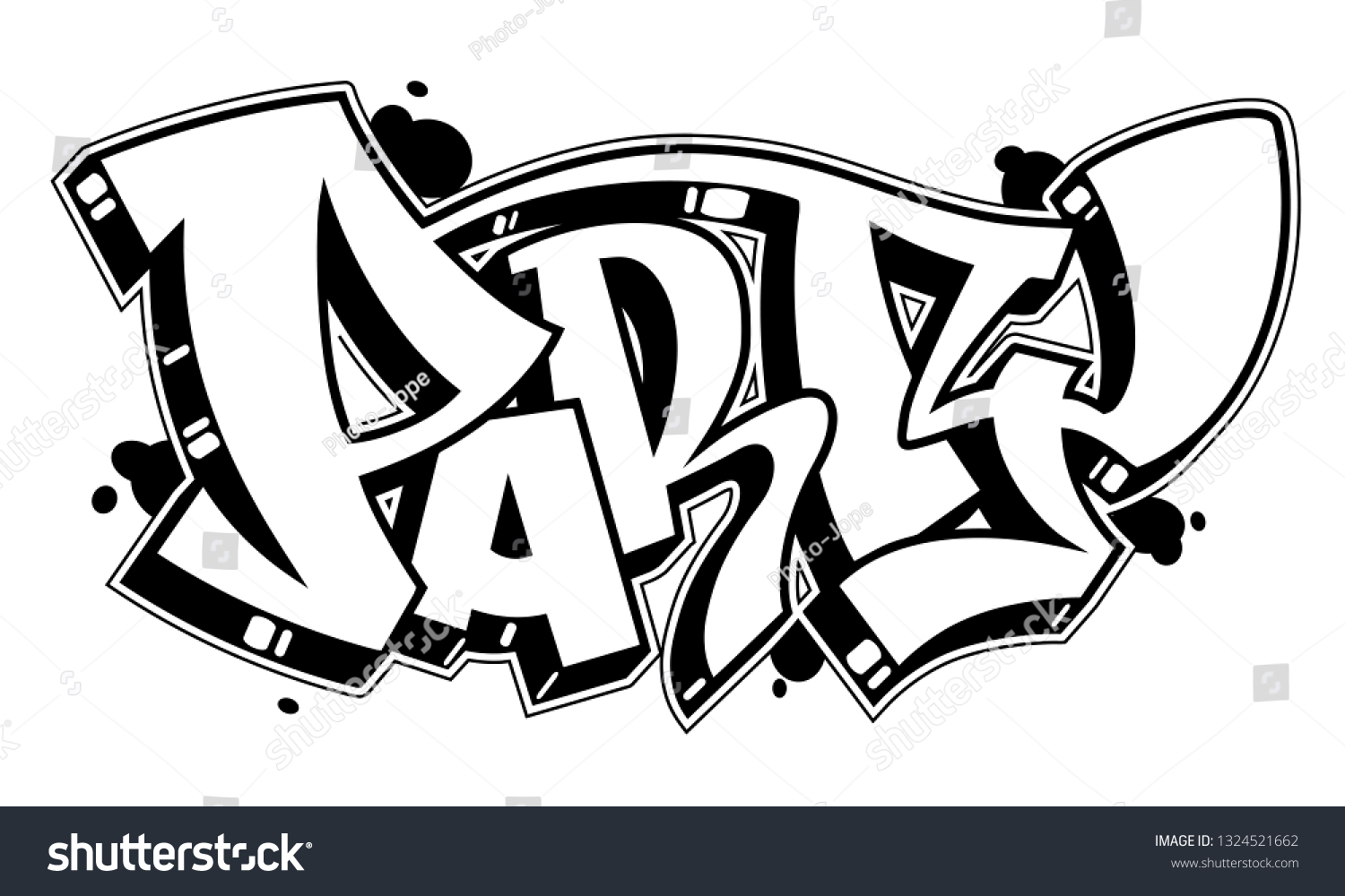 Detail Background Graffiti Hitam Putih Vector Nomer 32