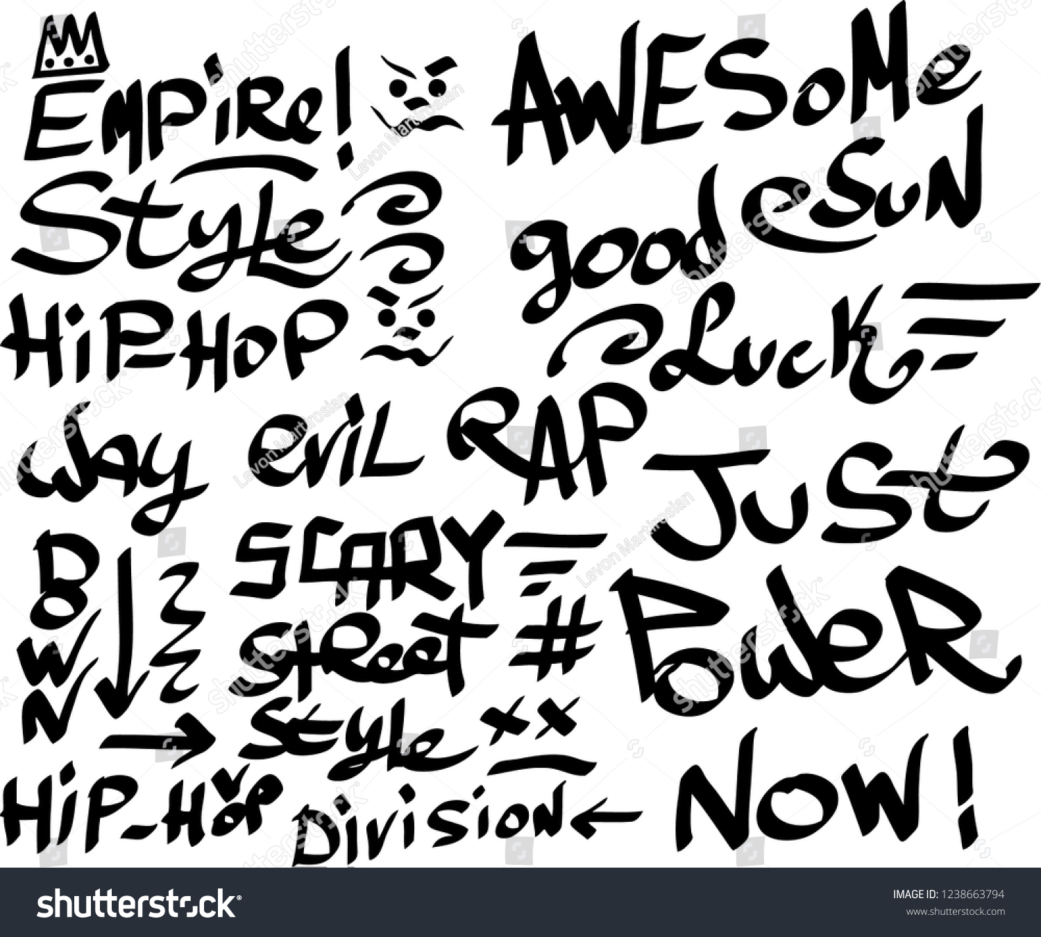 Detail Background Graffiti Hitam Putih Vector Nomer 37