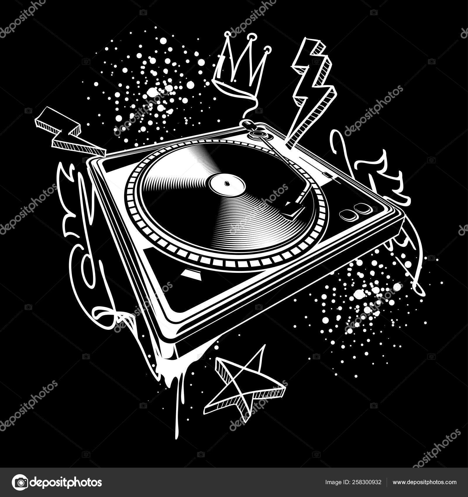 Detail Background Graffiti Hitam Putih Vector Nomer 45