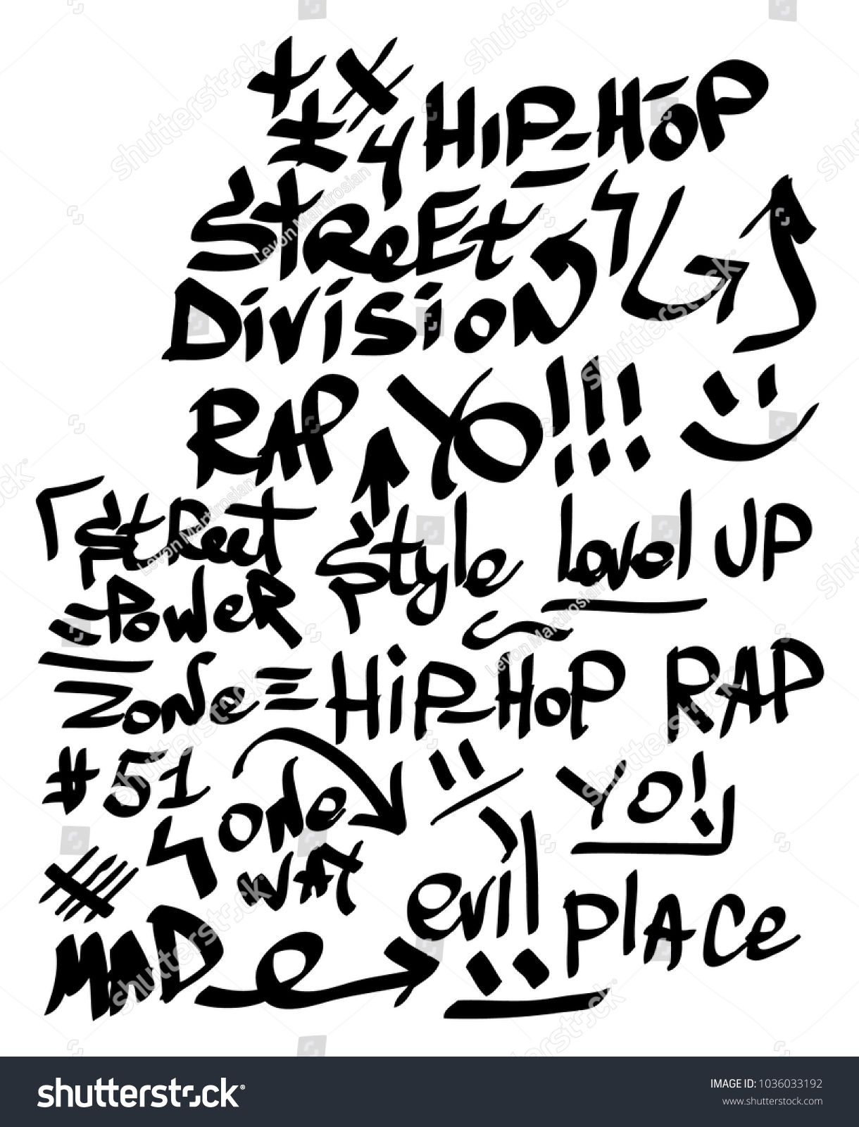 Detail Background Graffiti Hitam Putih Vector Nomer 10