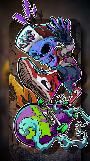 Detail Background Graffiti Tema Motor Nomer 19