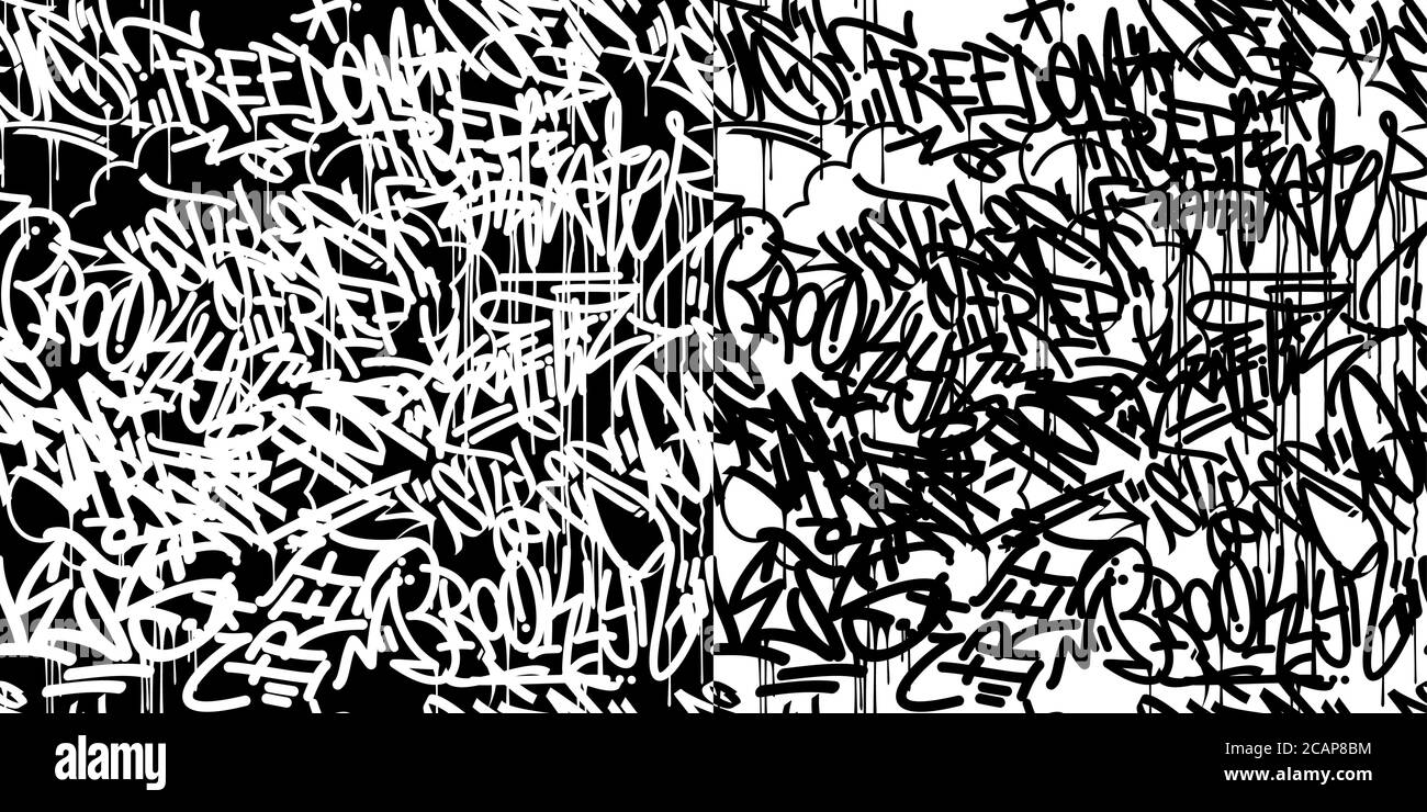 Detail Background Graffiti Vector Black Nomer 16