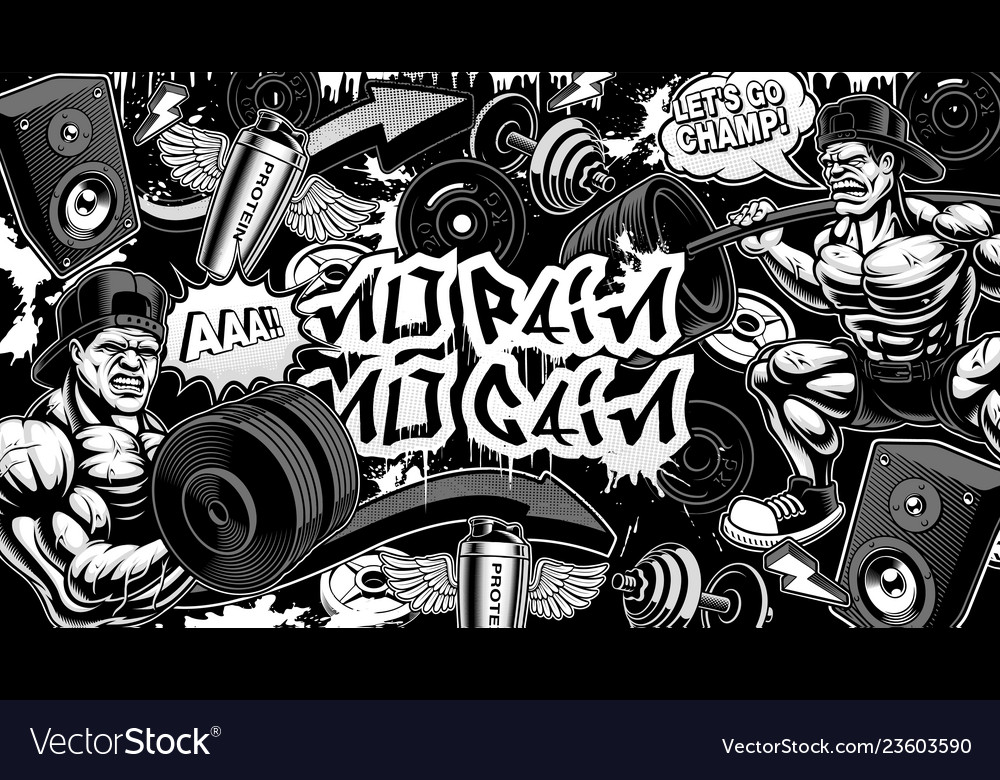 Detail Background Graffiti Vector Black Nomer 3