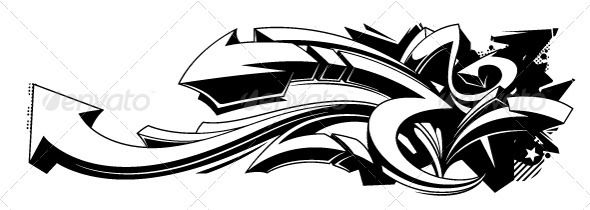 Detail Background Graffiti Vector Black Nomer 47