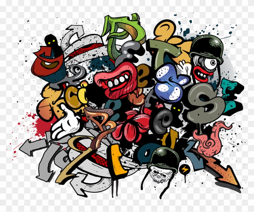 Detail Background Graffiti Vector Png Nomer 15