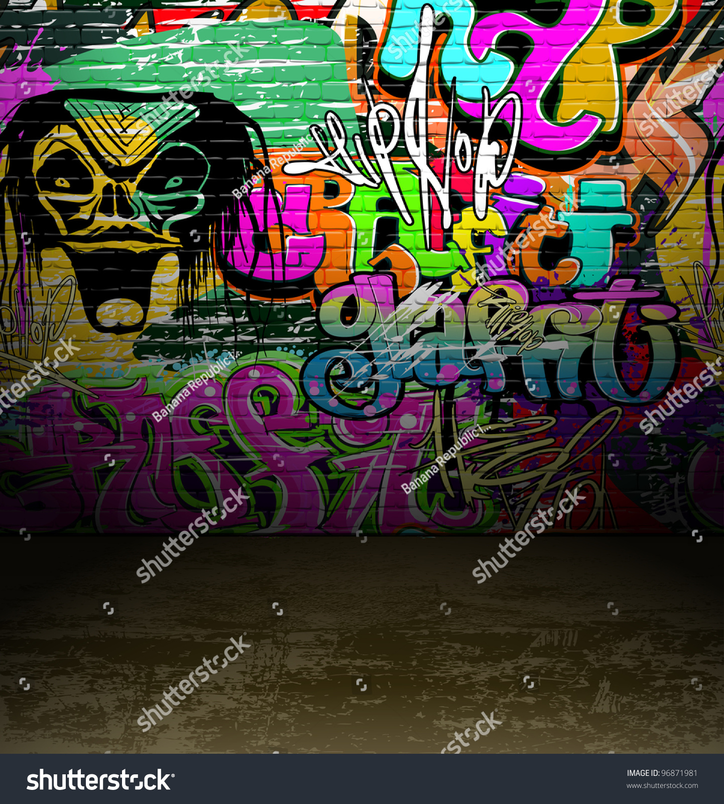 Detail Background Graffiti Wall Nomer 16