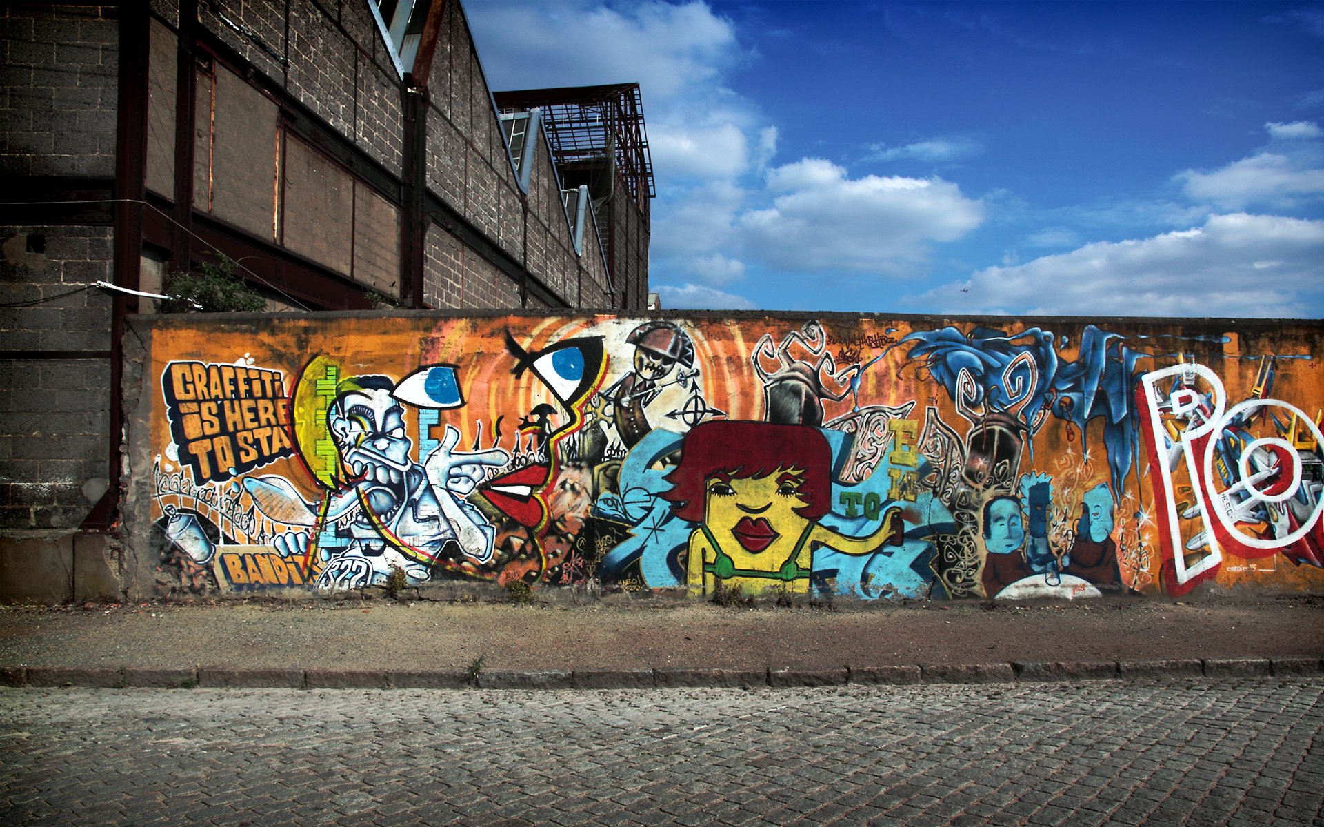 Detail Background Tembok Graffiti Hd Nomer 10