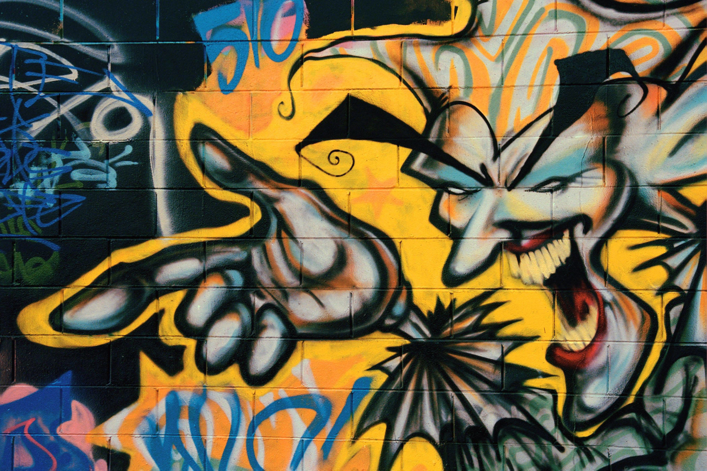 Detail Background Tembok Graffiti Hd Nomer 27