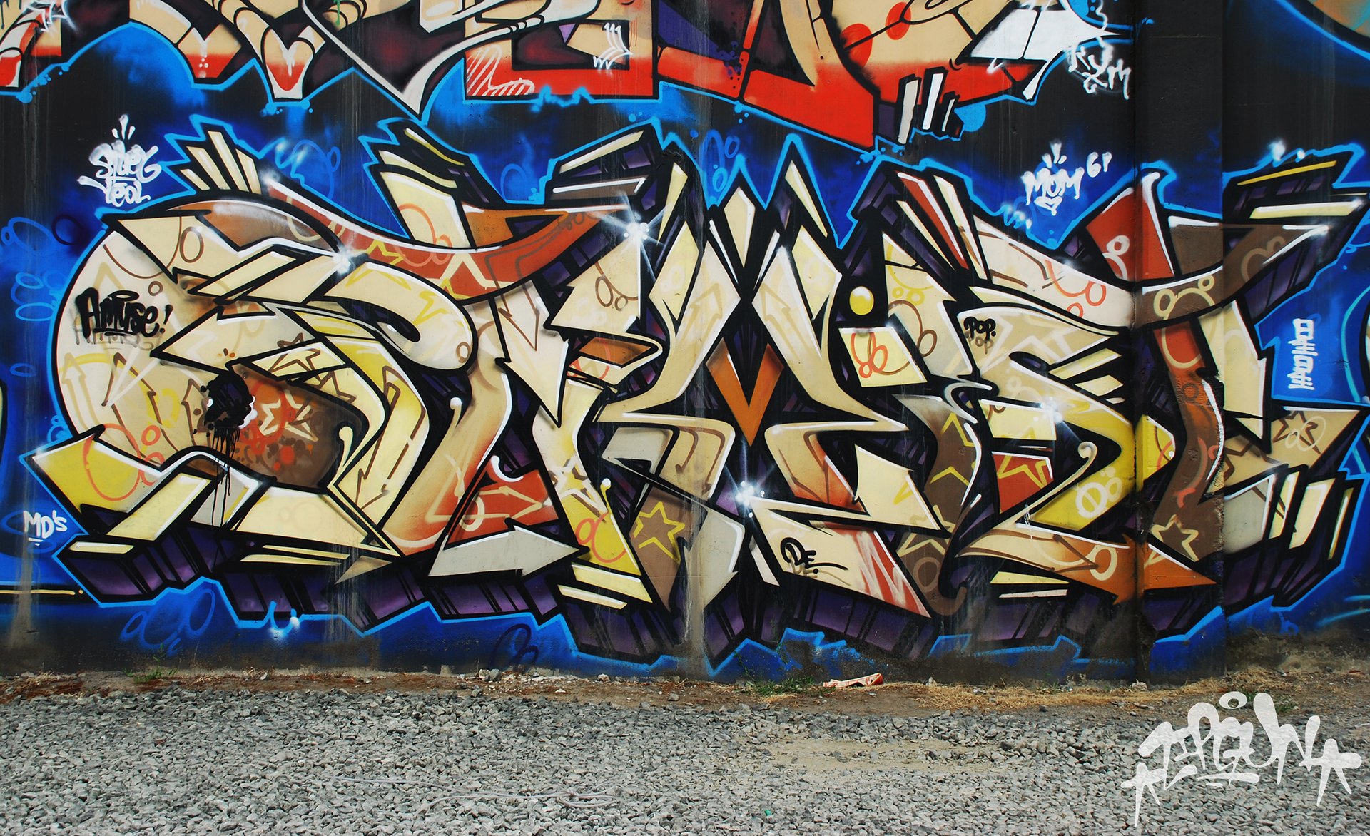 Detail Background Tembok Graffiti Hd Nomer 5