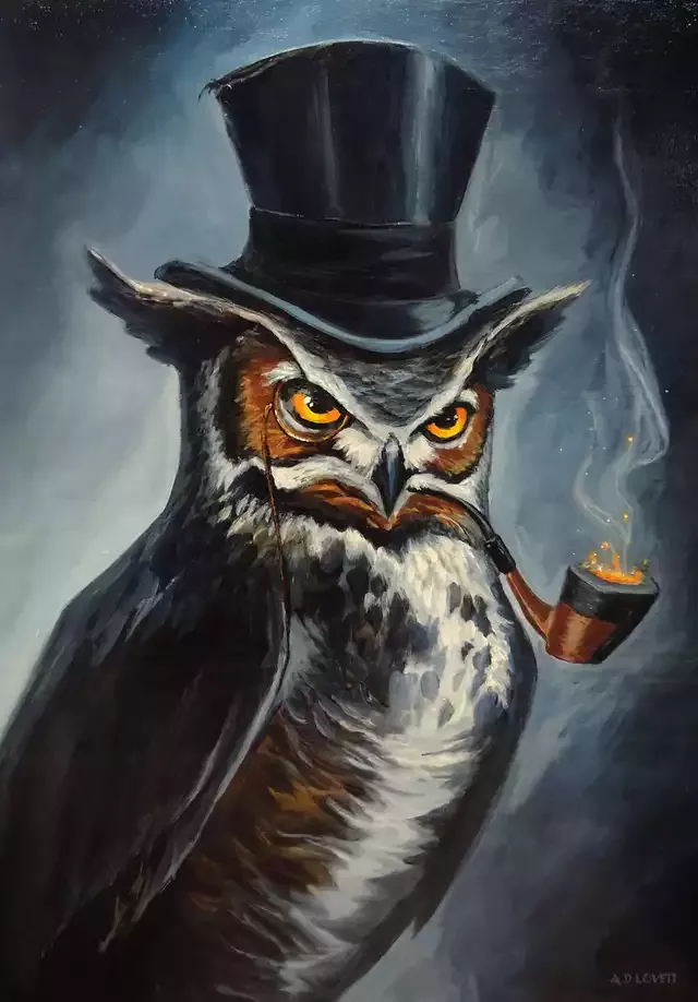 Detail Badass Owl Graffiti Nomer 9