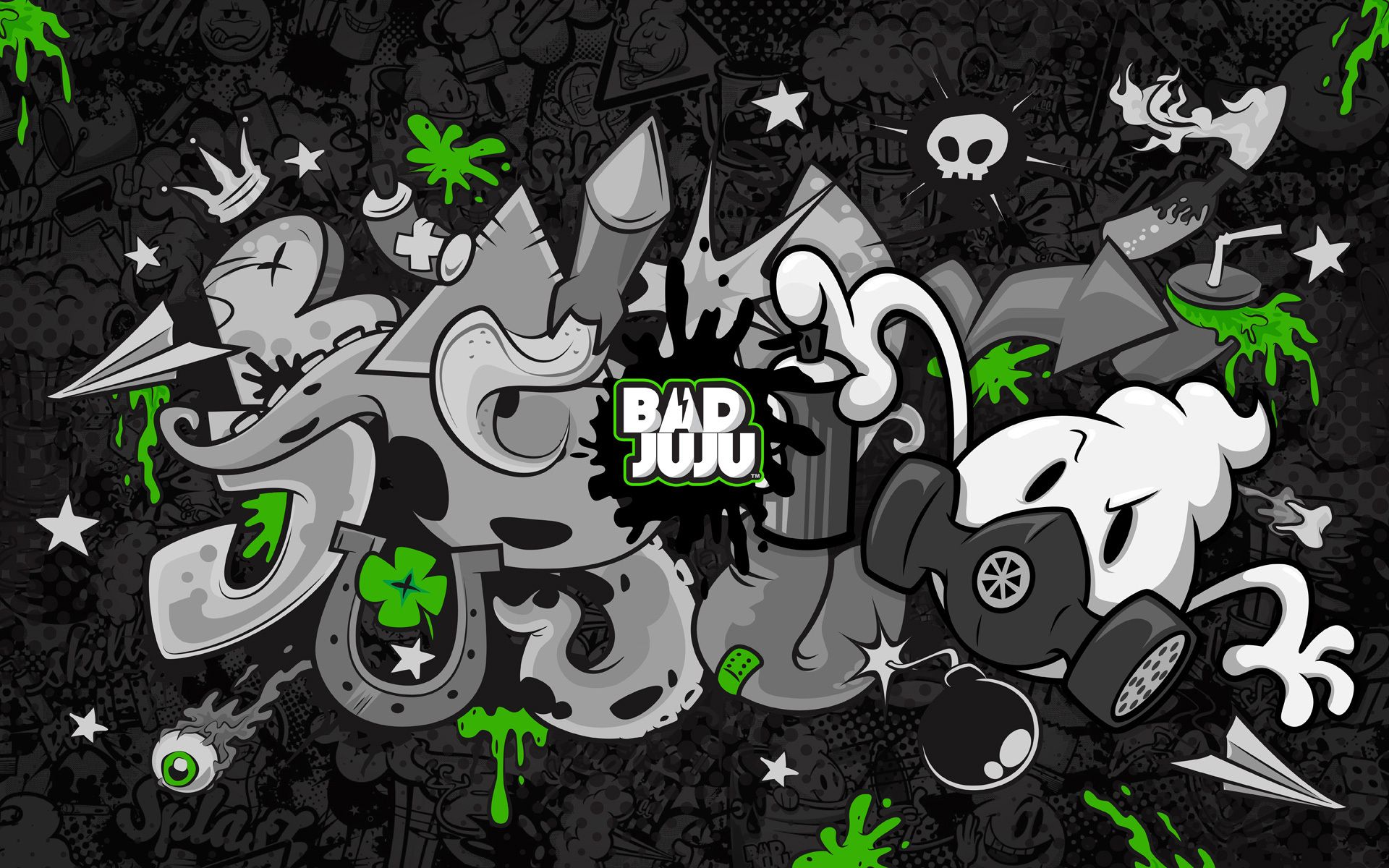 Download Baground Graffiti Hitam Putih Nomer 5