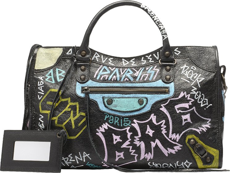 Detail Balenciaga Graffiti Bag Small Nomer 7