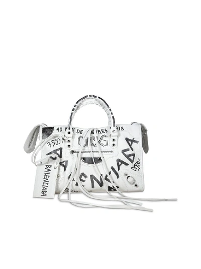 Detail Balenciaga Graffiti Bag White Nomer 25