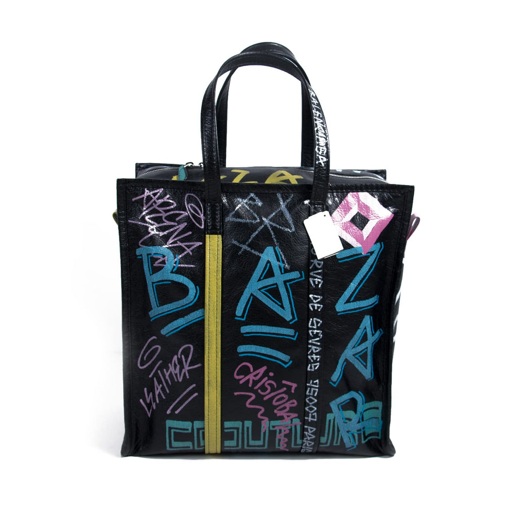 Detail Balenciaga Graffiti Bazar Shopper Xs Nomer 29