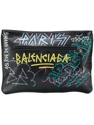 Detail Balenciaga Graffiti Clutch Nomer 9