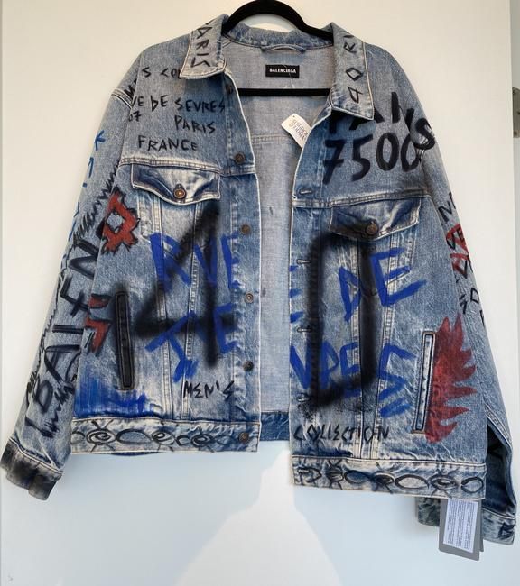 Detail Balenciaga Graffiti Jacket Nomer 15