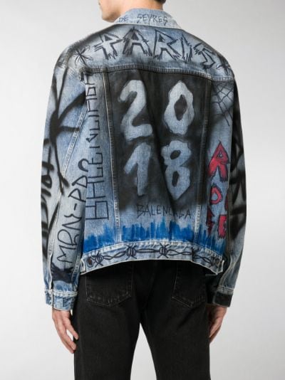 Detail Balenciaga Graffiti Jacket Nomer 6