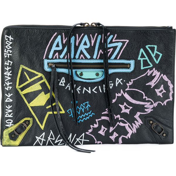 Detail Balenciaga Graffiti Pouch Bag Nomer 13