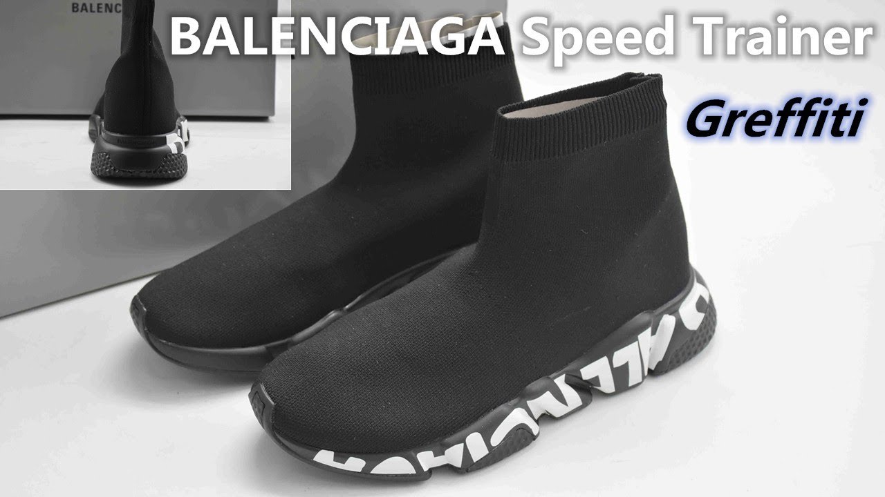 Detail Balenciaga Graffiti Speed Trainers Nomer 45