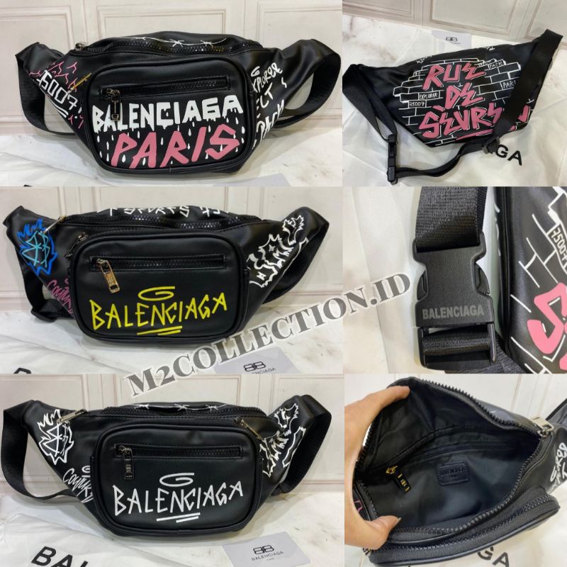 Detail Balenciaga Waist Bag Graffiti Harga Nomer 51
