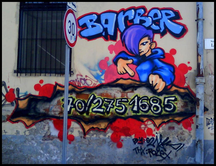 Detail Barber Graffiti Nomer 29