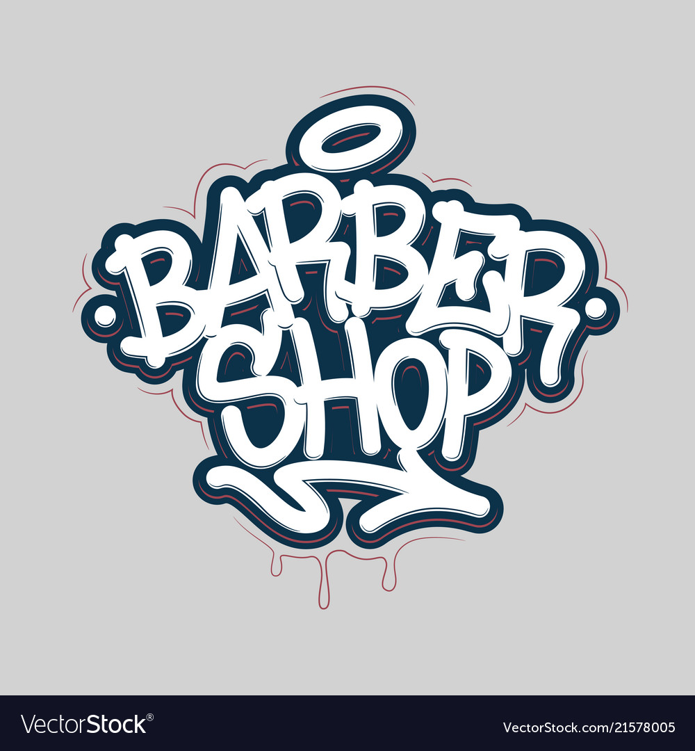 Detail Barber Shop Graffiti Vector Nomer 2