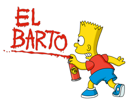 Bart Simpson Graffiti - KibrisPDR