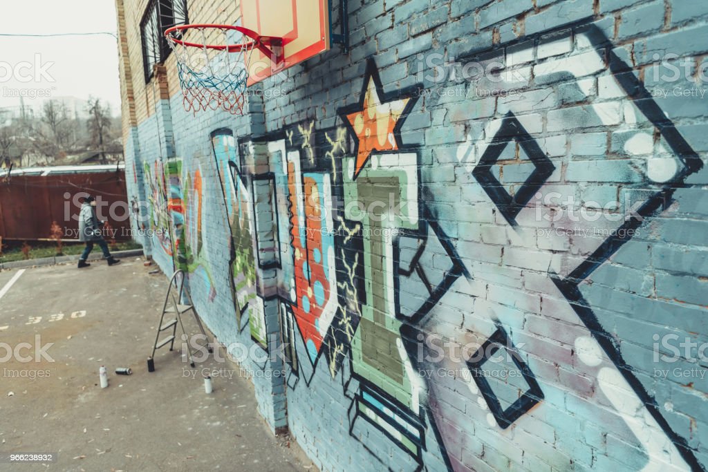 Detail Basketball Court Graffiti Nomer 49