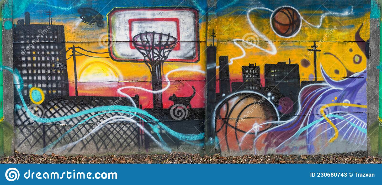 Detail Basketball Graffiti Art Nomer 21