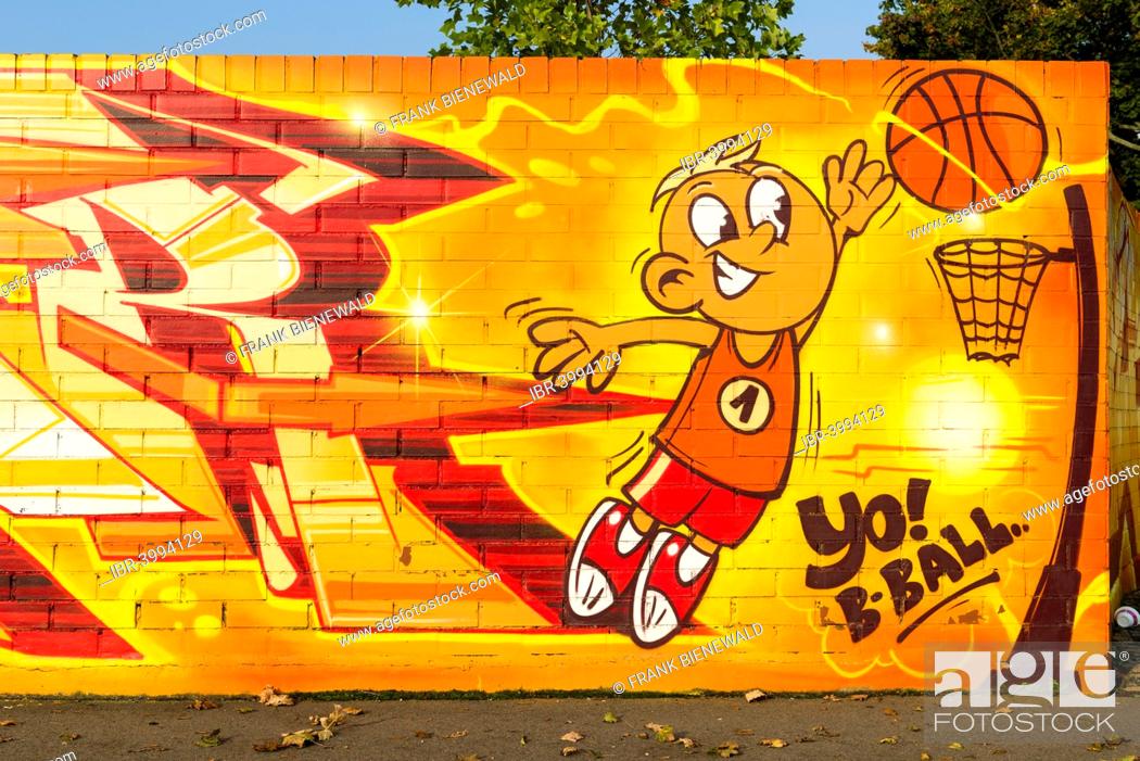 Detail Basketball Palyer Graffiti Nomer 38