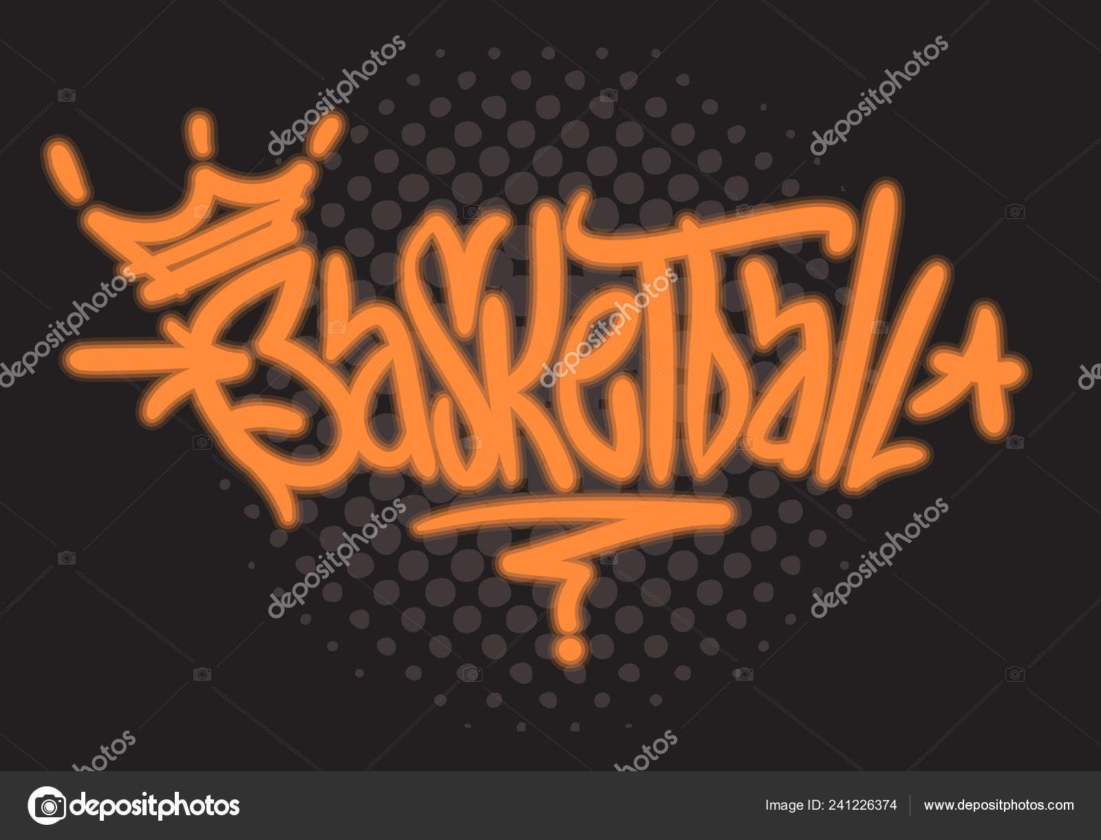 Detail Basketball Themed Graffiti Nomer 14