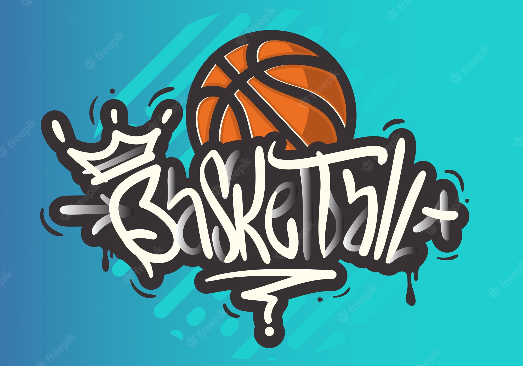 Detail Basketball Themed Graffiti Nomer 3