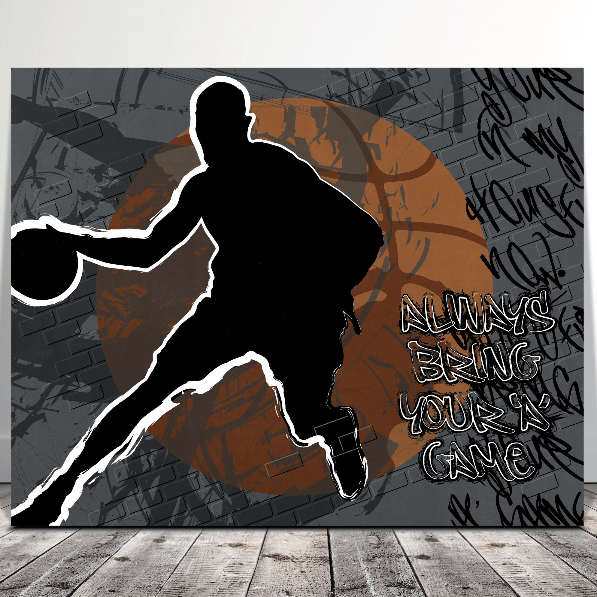 Detail Basketball Themed Graffiti Nomer 43