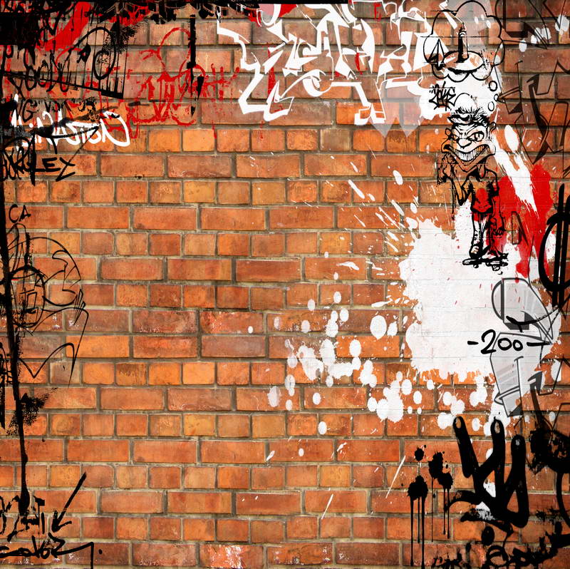 Detail Batu Bata Graffiti Nomer 4