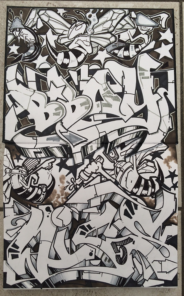 Detail Bboy Graffiti Nomer 40