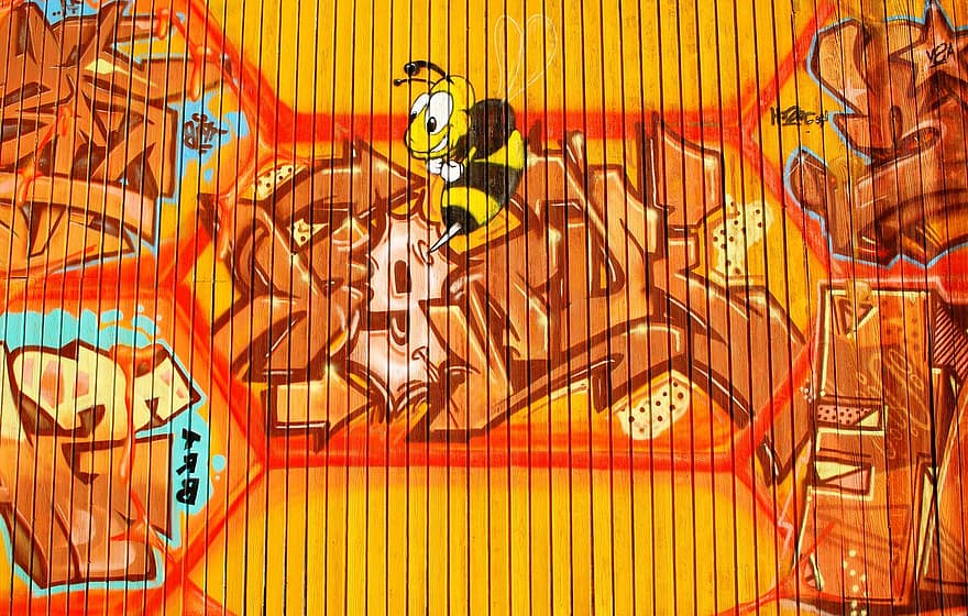 Detail Bee Graffiti Nomer 43