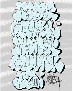 Detail Beginner Graffiti Throwie Alphabet Nomer 25