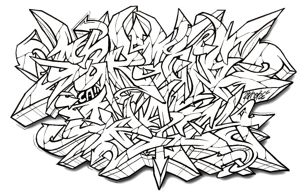 Detail Beginner Graffiti Throwie Alphabet Nomer 31