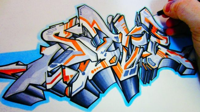 Detail Belajar Graffiti Di Kertas Nomer 40