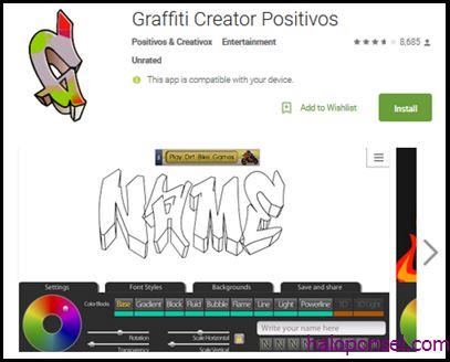 Detail Belajar Graffiti Nama Nomer 30