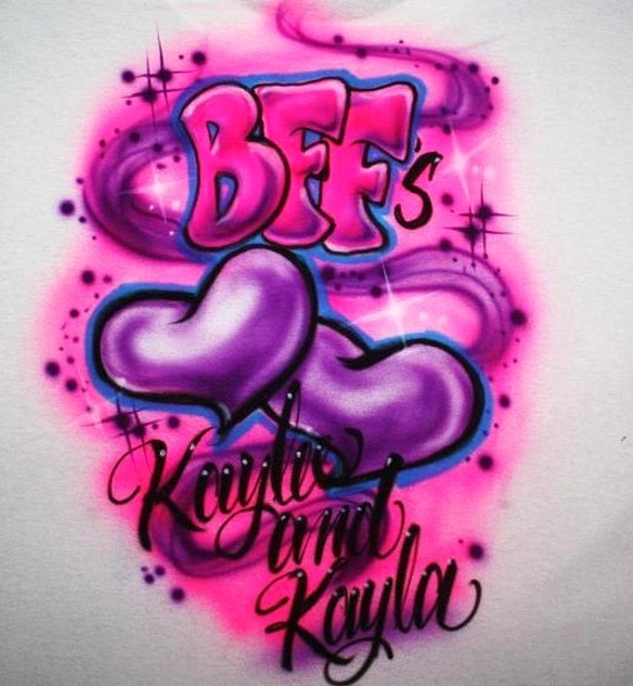 Detail Best Friends Forever Graffiti Nomer 6