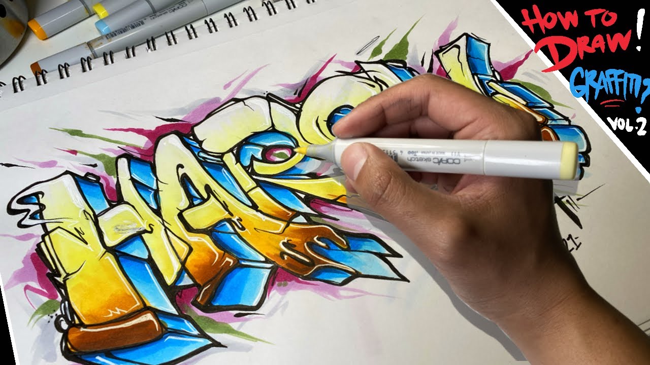 Detail Best Graffiti Sketch Markers Nomer 23