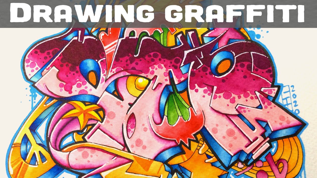 Detail Best Graffiti Sketch Markers Nomer 26