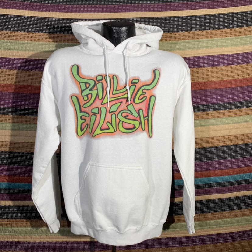 Detail Billie Eilish Graffiti Hoodie Nomer 5