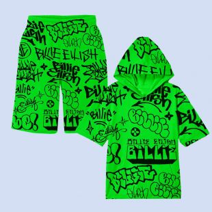 Detail Billie Eilish Graffiti Hoodie Nomer 40