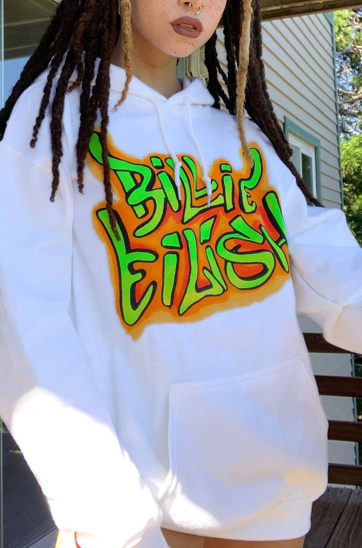 Detail Billie Eilish Graffiti Hoodie Nomer 43