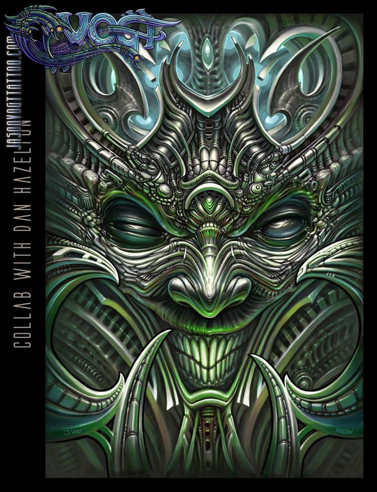Detail Biomechanical Graffiti Nomer 10