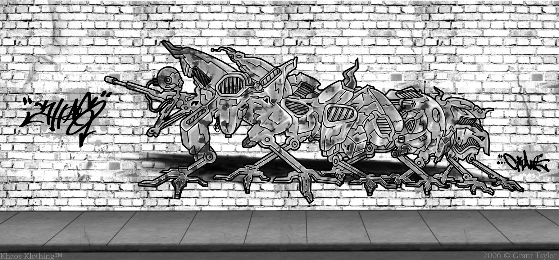 Detail Biomechanical Graffiti Nomer 3