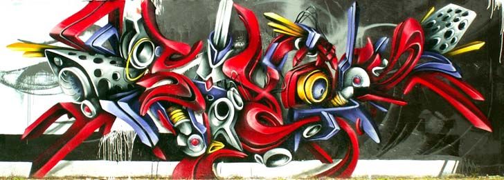 Detail Biomechanical Graffiti Nomer 17