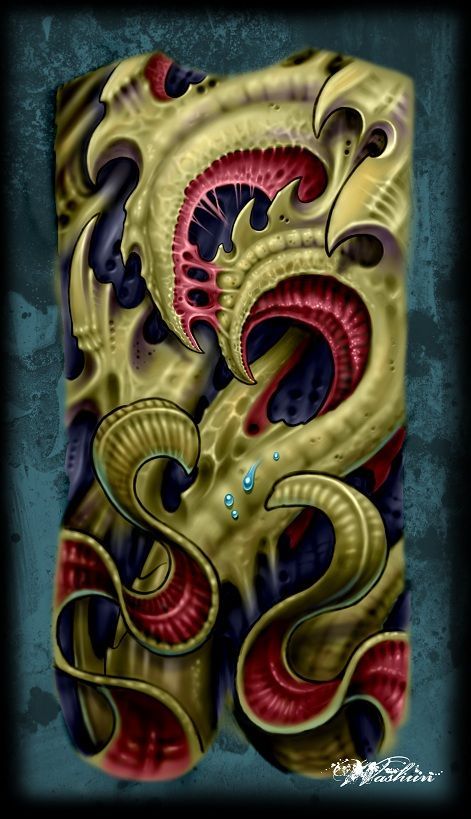 Detail Biomechanical Graffiti Nomer 25